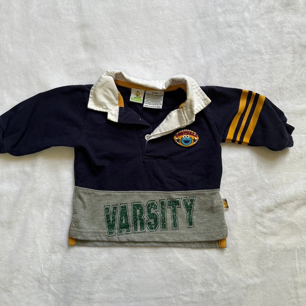 Baby Vintage Sesame Street long sleeve shirt Size‎ 3/6 Months